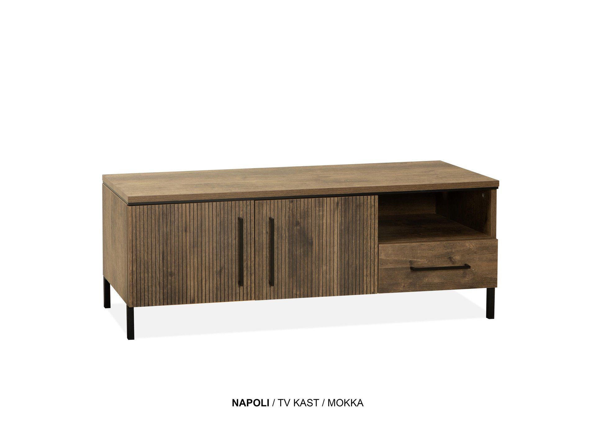 Tv kast midden Napoli 2 deurs/1 lade/1 open vak | 1